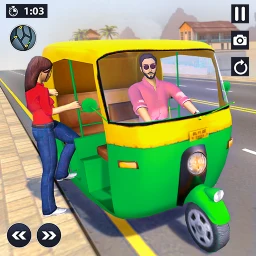Biểu tượng trò chơi lái xe kéo 3d